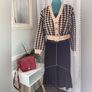 Max Studio Black Asymmetrical Skirt